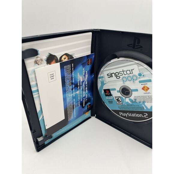 SingStar: Pop (PS2 PlayStation 2, 2007) Complete Tested - Picture 3 of 8